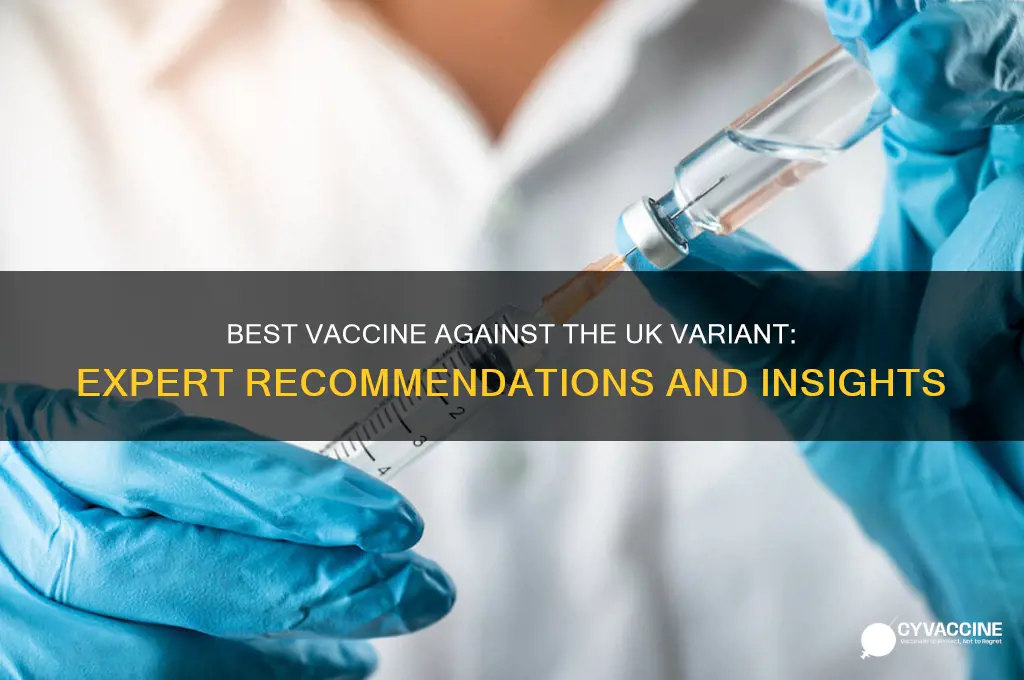 which vaccine is best against the uk variant