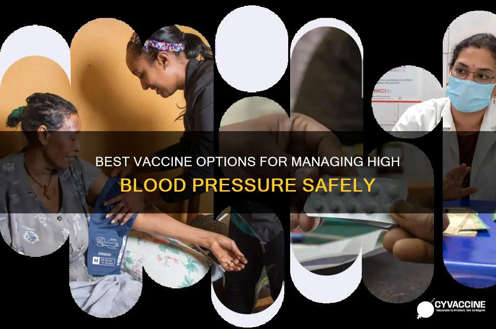 which vaccine is best for high blood pressure