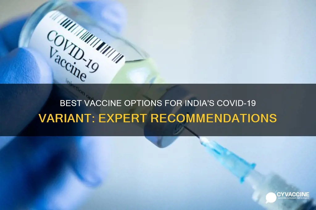 which vaccine is best for the indian variant