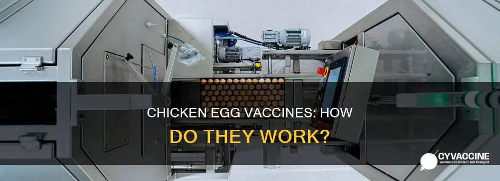 which vaccine is grown in chicken egg culture