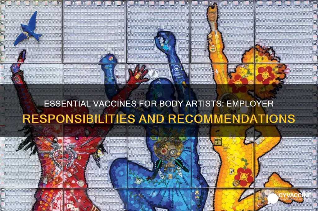 which vaccine should employers provide for body artists