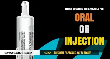 Oral vs. Injection Vaccines: Available Options and Administration Methods