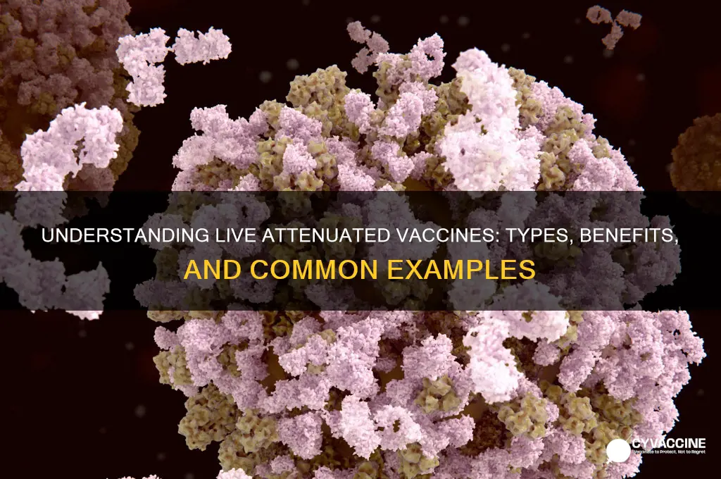 which vaccines are live attenuated vaccine