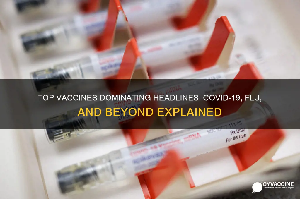 which vaccines are most commonly in the news