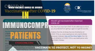Vaccine Safety: Key Shots Immunocompromised Patients Should Avoid