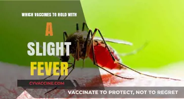 Slight Fever? Which Vaccines to Postpone and When to Proceed