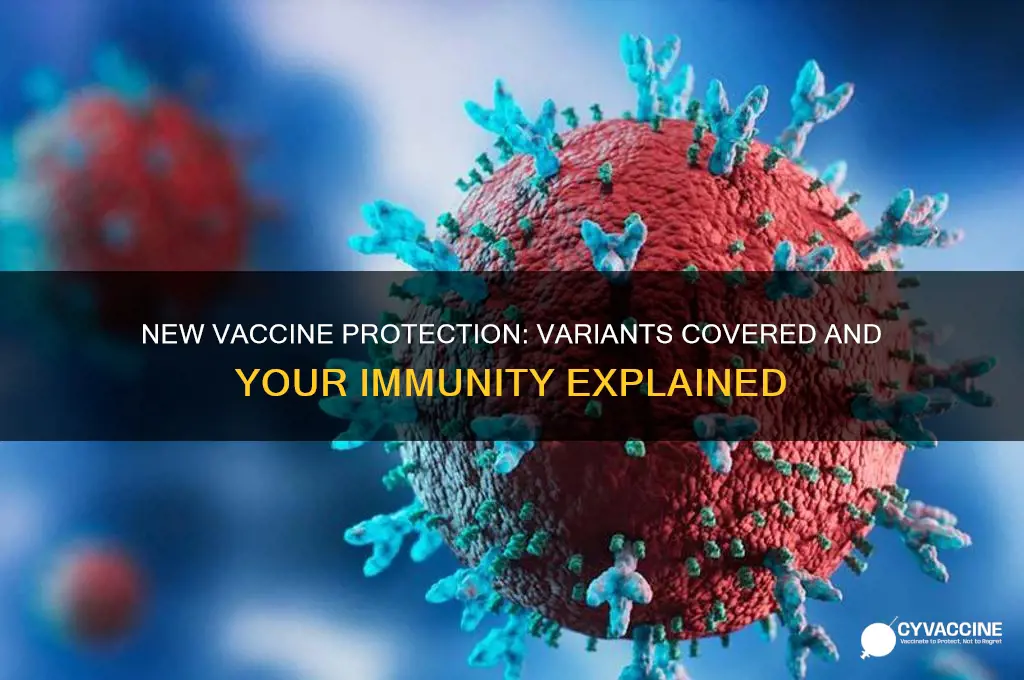 which variants does the new vaccine protect against