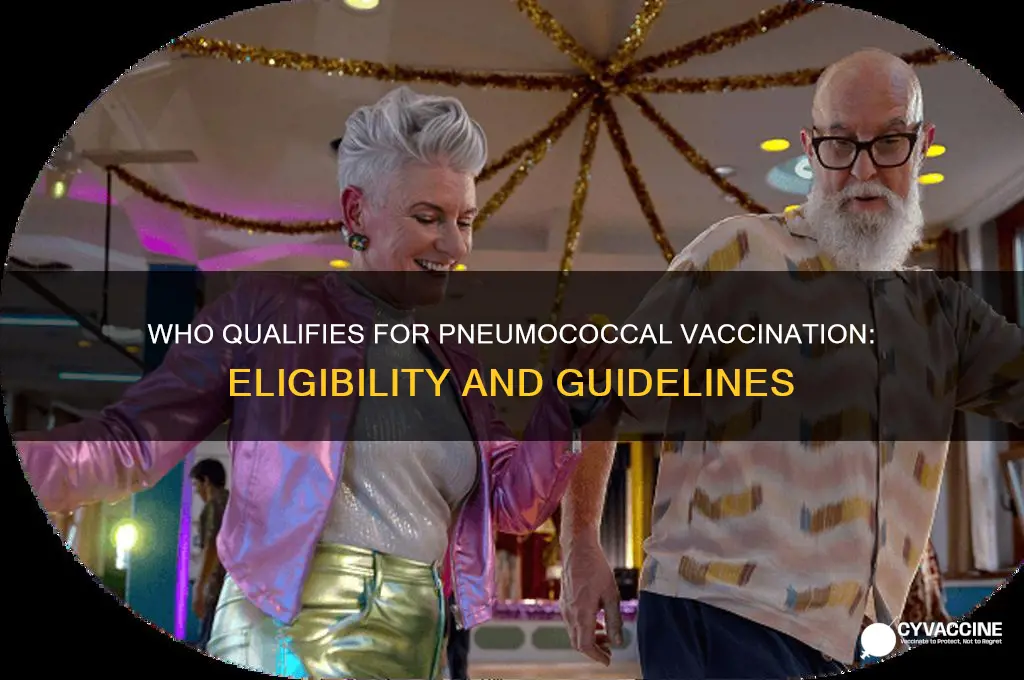 who all qualifies to receive the pneumococcal vaccination