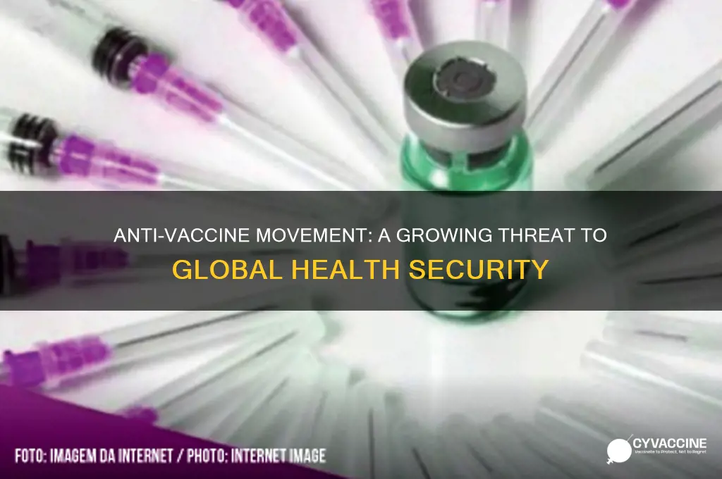 who anti vaccine movement threat to global health
