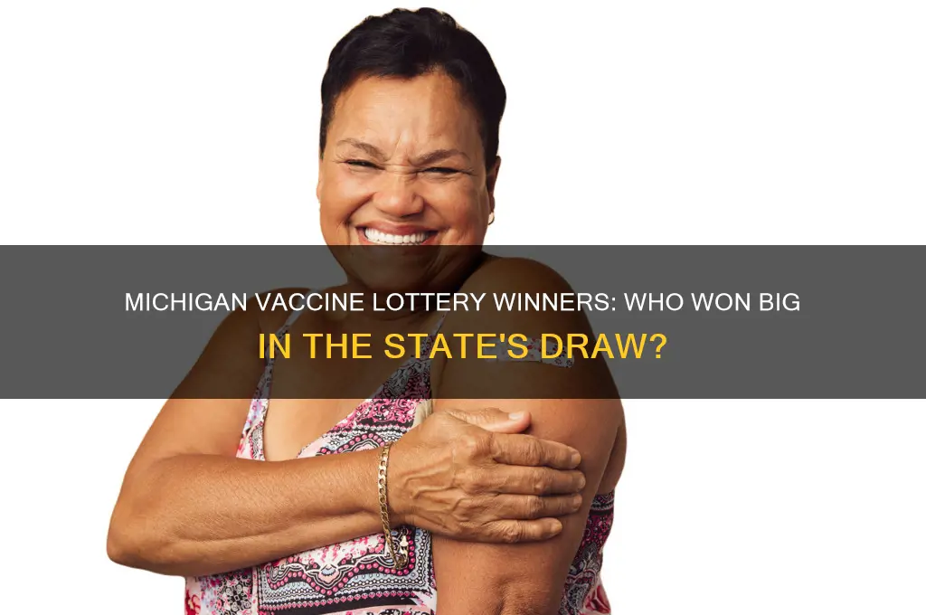 who are the winners of the michigan vaccine lottery