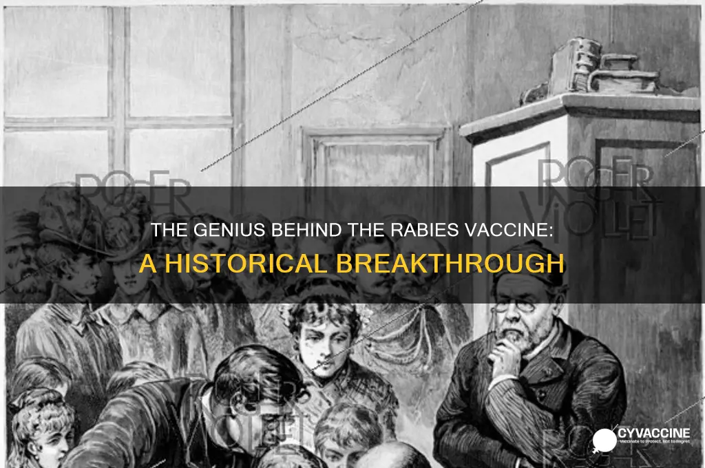 who came up with a vaccine for rabies