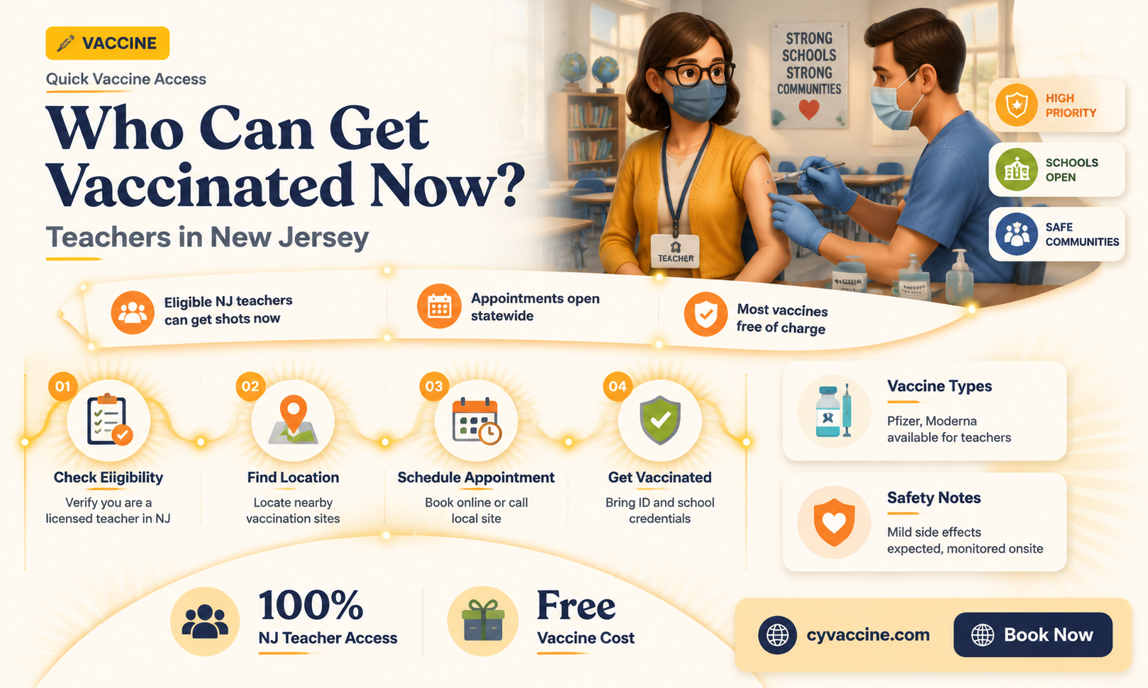 are teachers eligible for the vaccine in nj