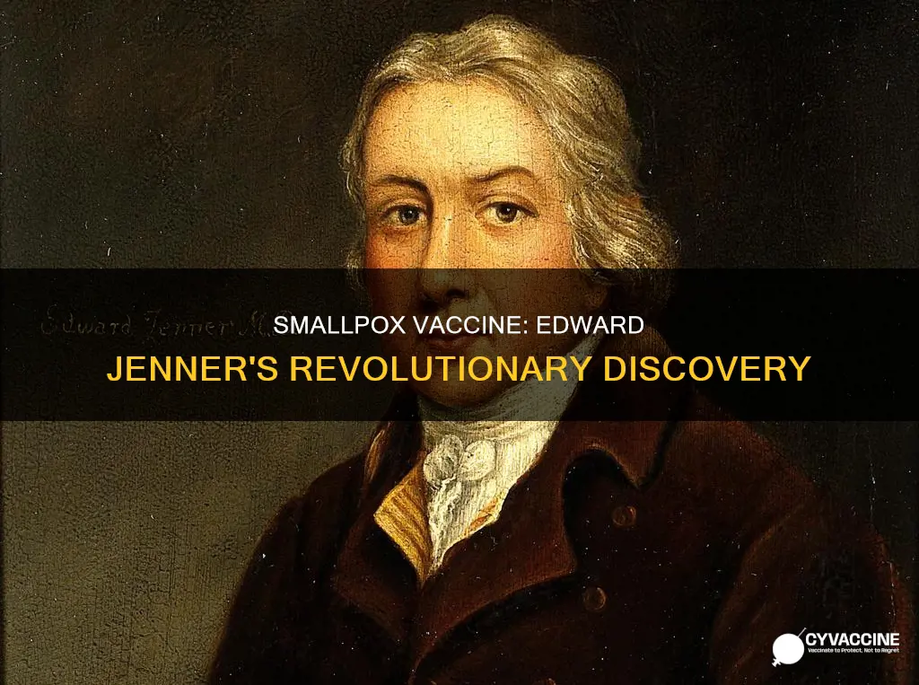 who developed a vaccine for smallpox in 1796