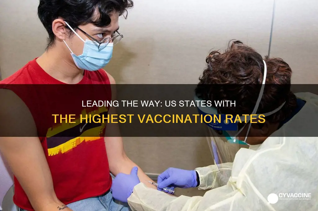 who has the highest vaccination rate in the us