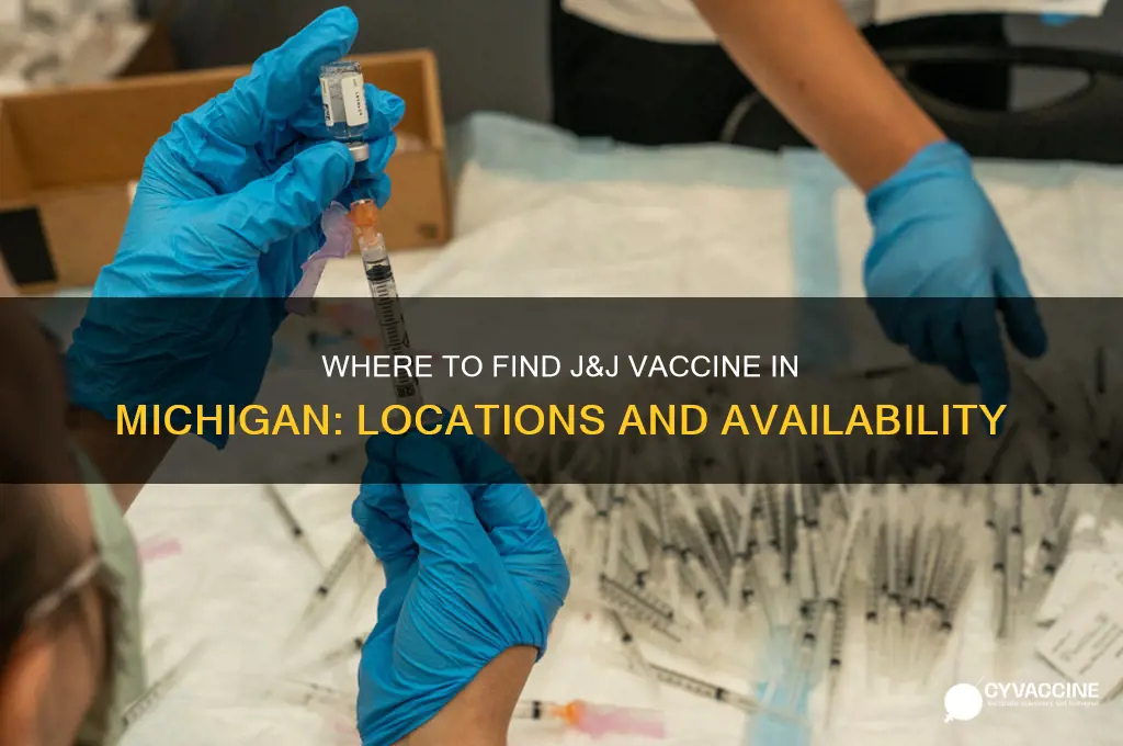 who has the j&j vaccine in michigan
