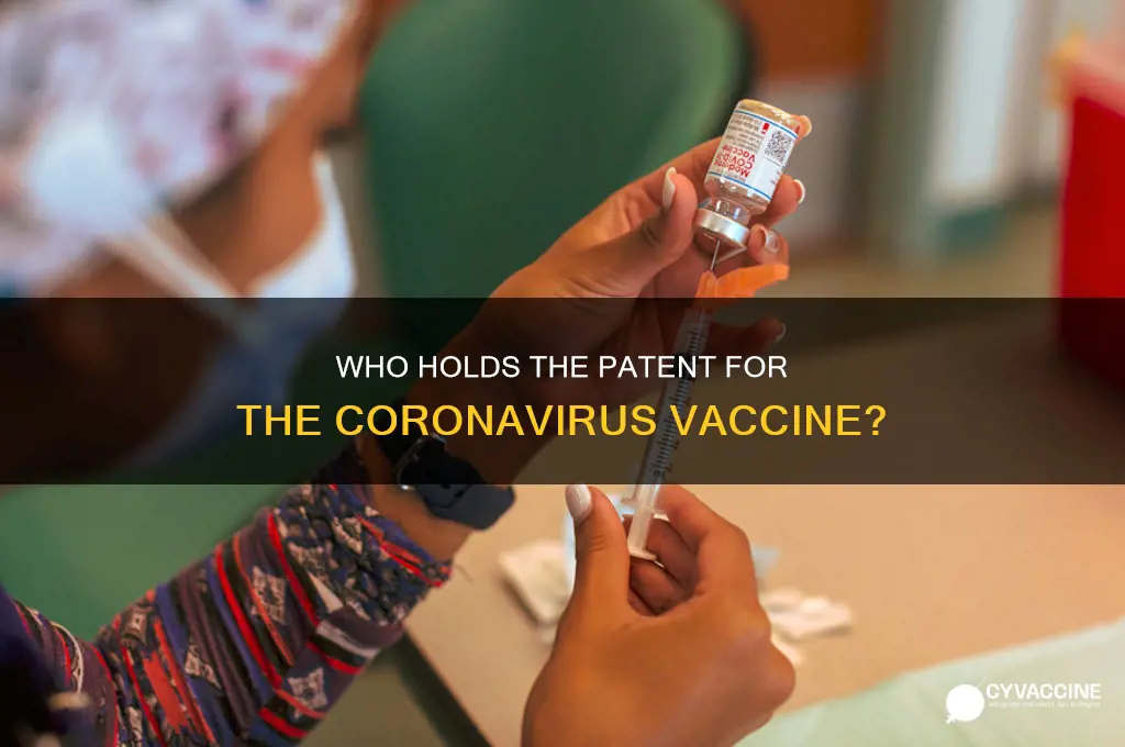 who has the patent for the coronavirus vaccine