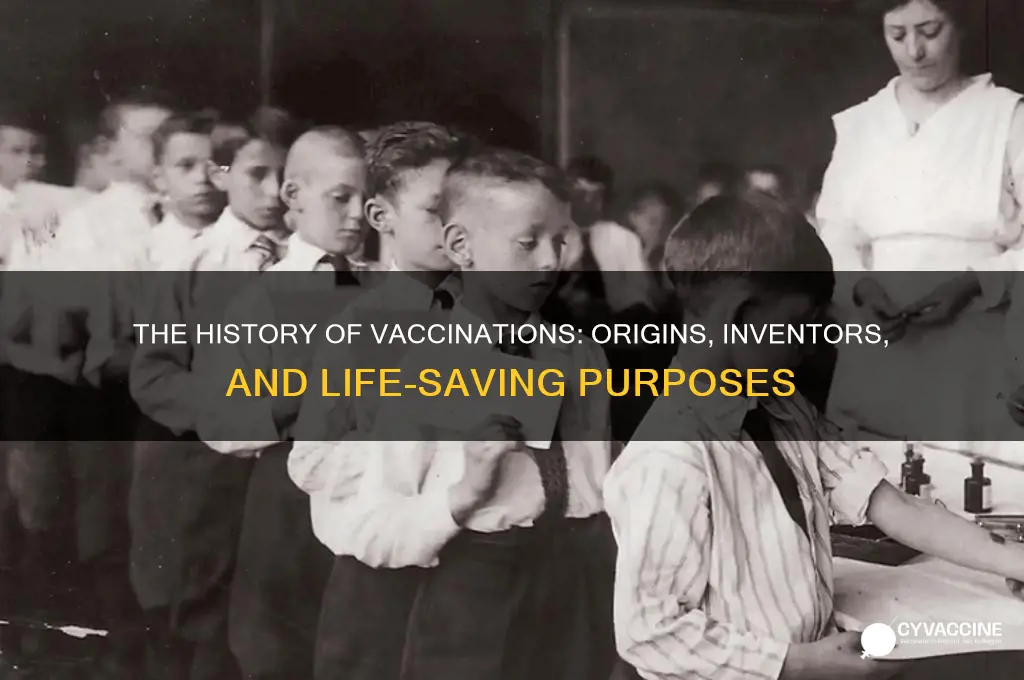 who invented vaccinations and what purpose does it serve
