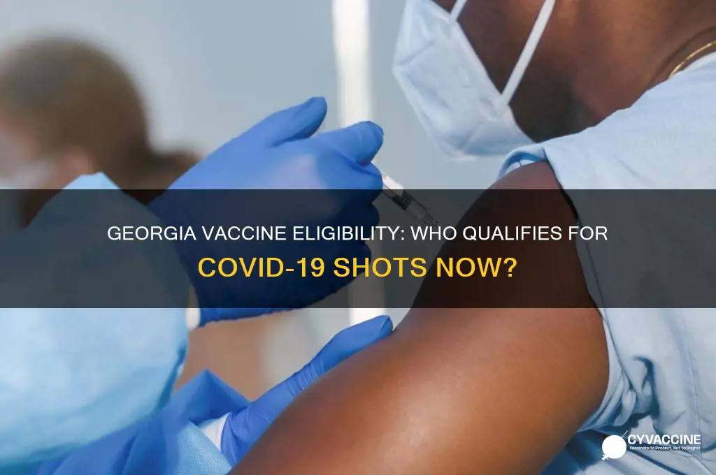 who is eligible for a vaccine in georgia