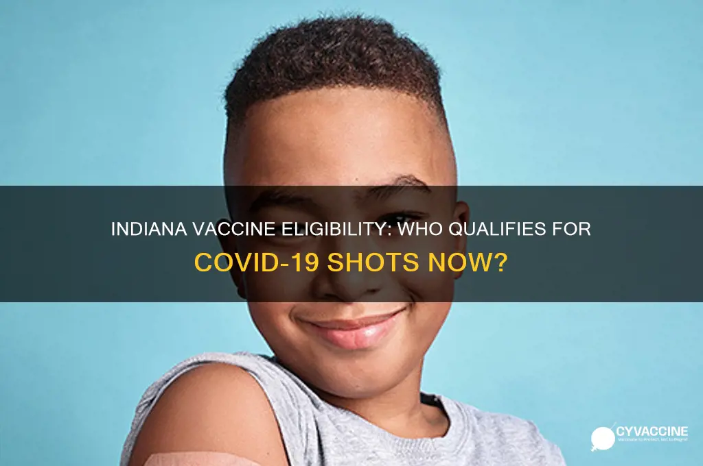 who is eligible for a vaccine in indiana