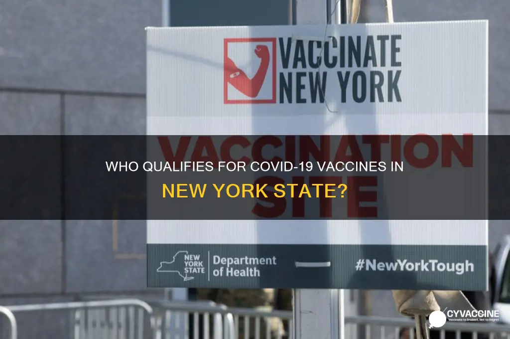 who is eligible for a vaccine in ny