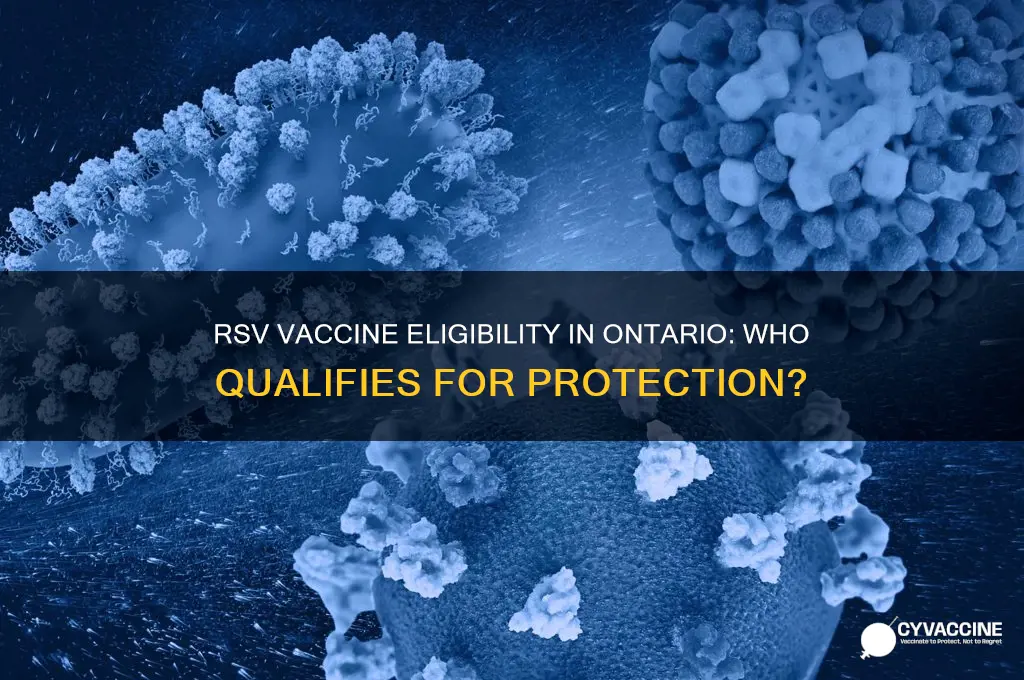 who is eligible for rsv vaccine in ontario