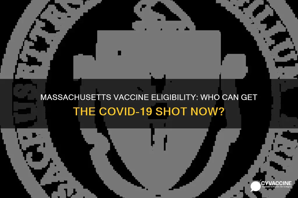who is eligible for the vaccine in massachusetts