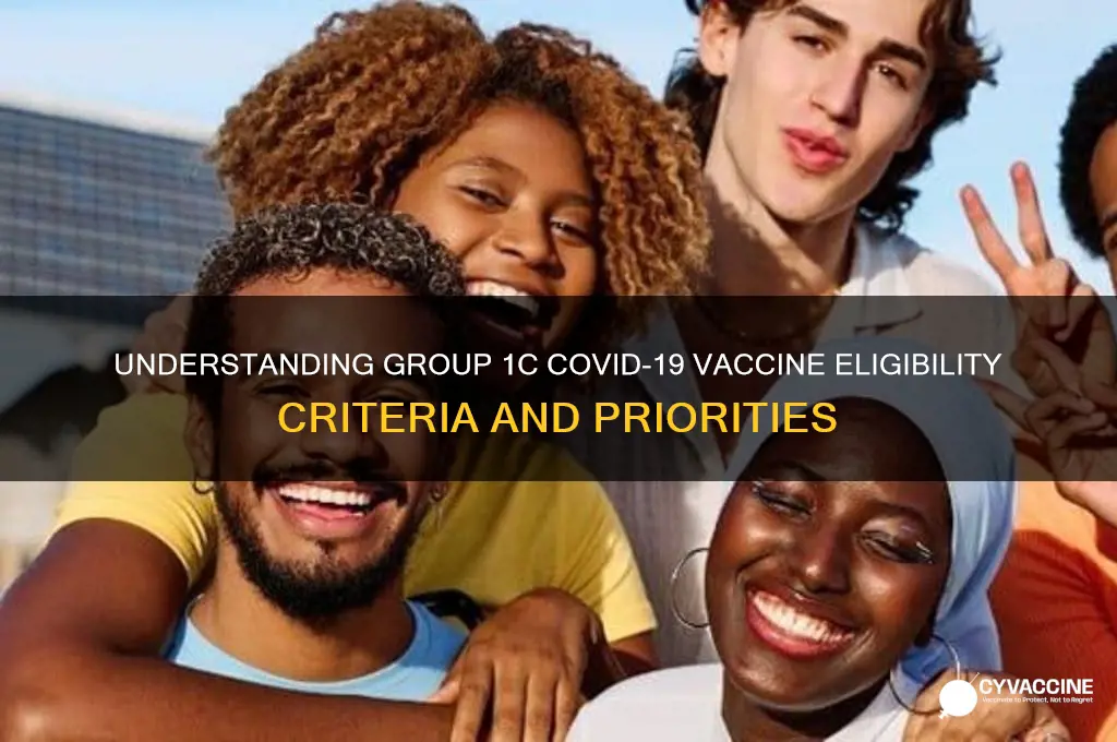 who is in group 1 c for vaccine
