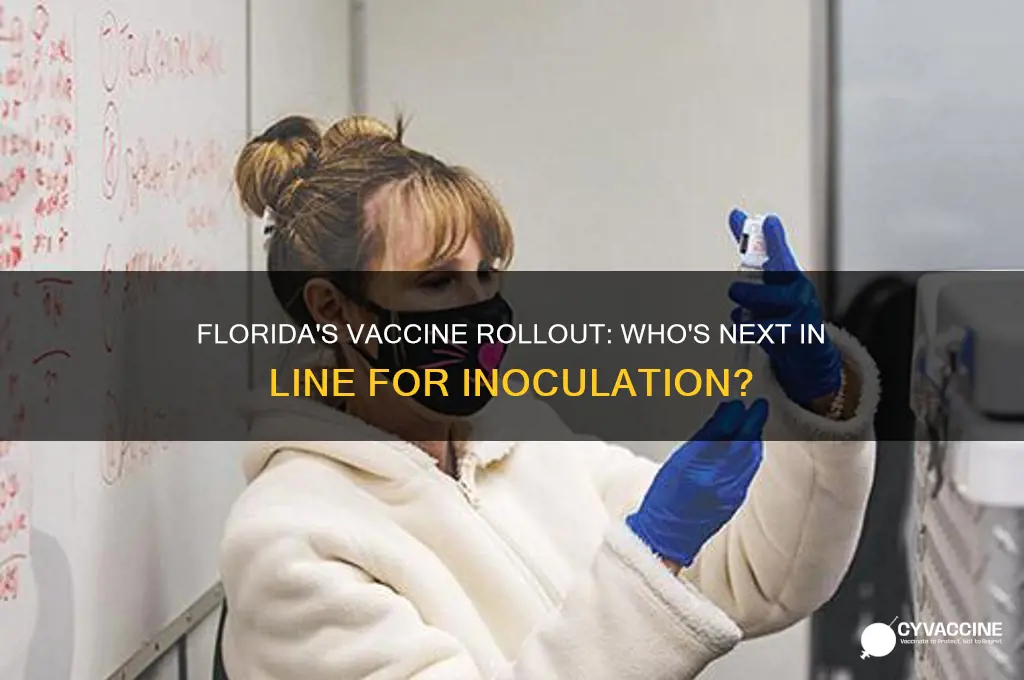 who is next in line for vaccine in florida