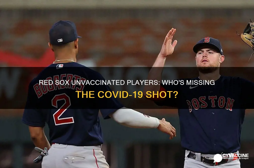 who is not vaccinated on the red sox