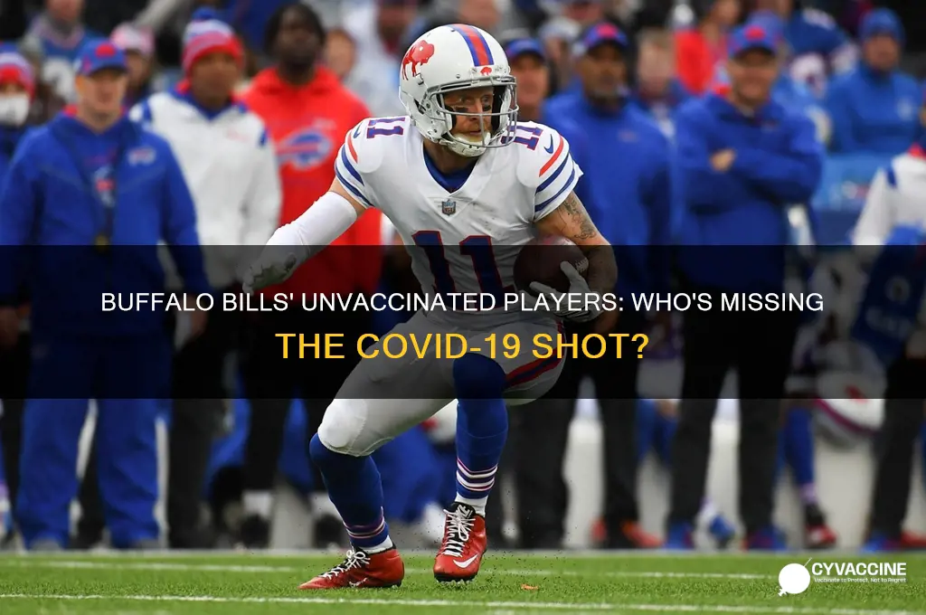 who on the buffalo bills is not vaccinated