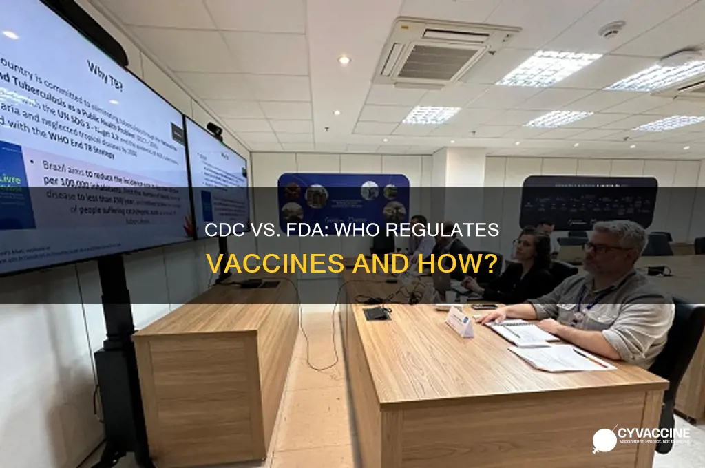 who regulates vaccines the cdc or the fda