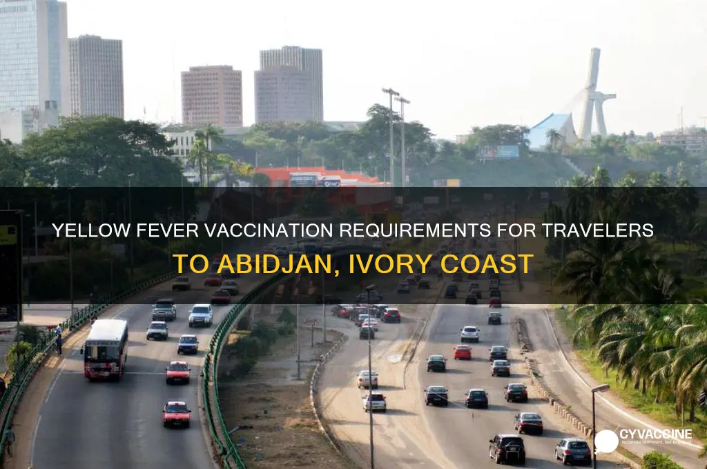 who vaccinations for abujan ivory coast for yellow fever