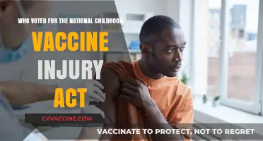 Unveiling Supporters of the National Childhood Vaccine Injury Act