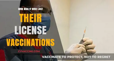 Who Lost Their License for Vaccination Missteps? A Deep Dive
