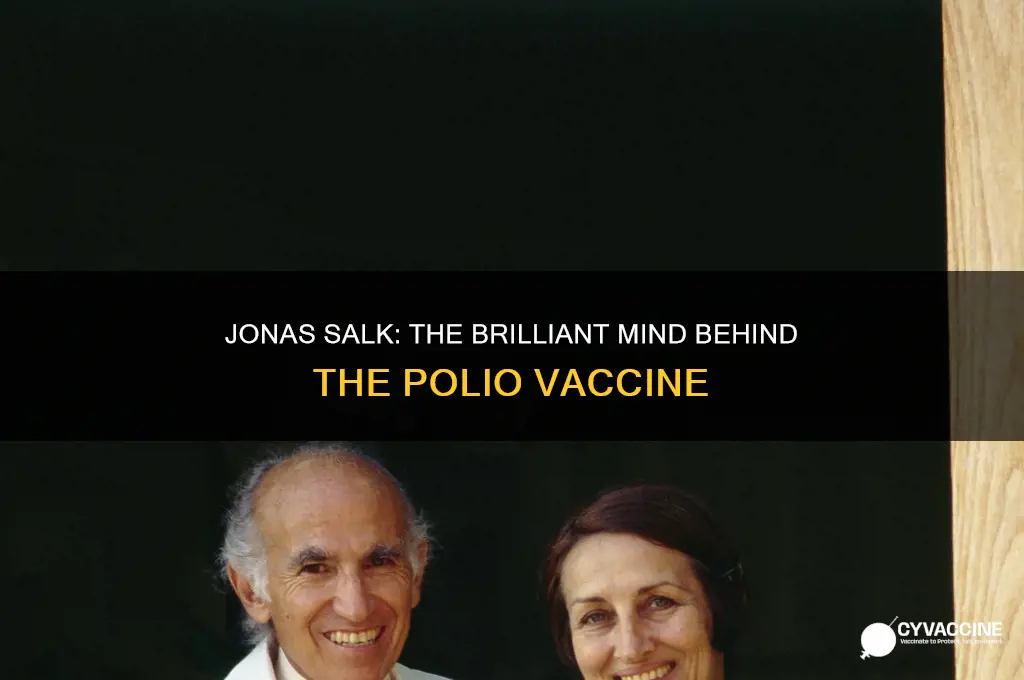 who was the developer of tge polio vaccine