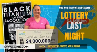 Louisiana Vaccine Lottery: Last Night's Big Winner Revealed