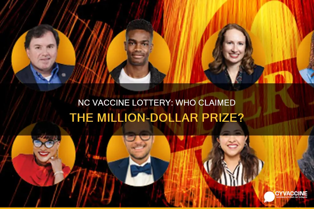 who won the million dollars for the vaccine in nc