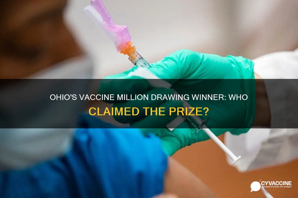 who won the vaccine million drawing in ohio