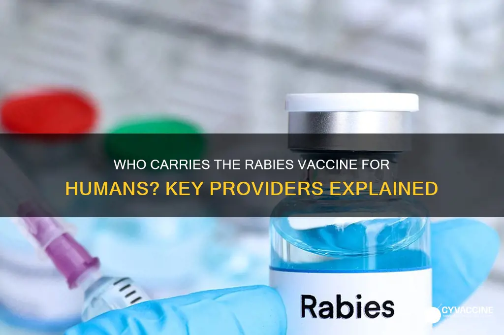 who would carry the rabies vaccine for humans