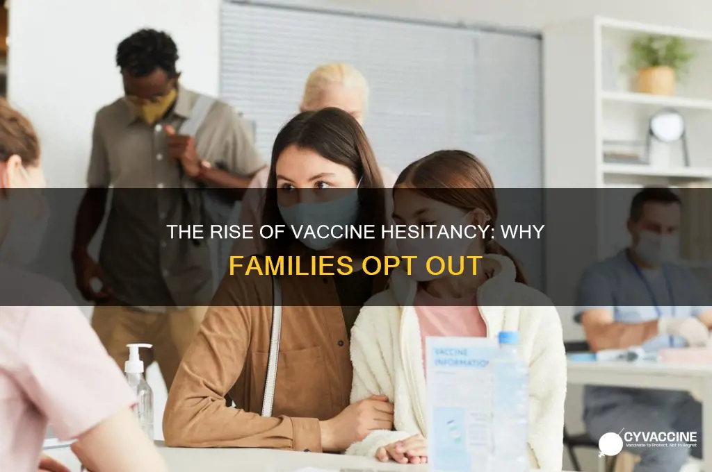 why ae families choosing not to vaccinate their kids