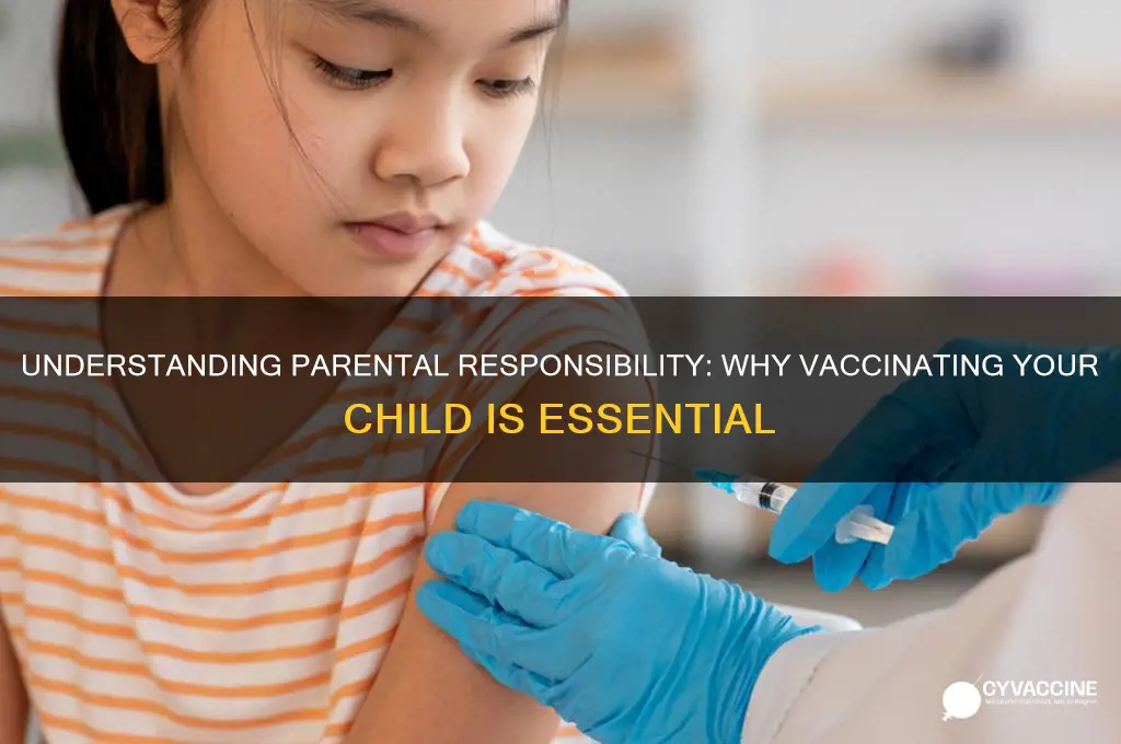 why am i obligated to vaccinate my child