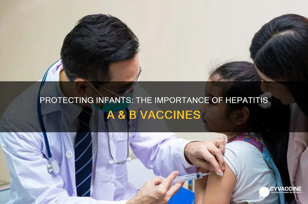 why are babies vaccinated agaibst hep a and b