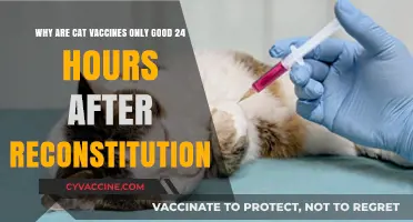 Why Cat Vaccines Expire 24 Hours After Reconstitution: Explained