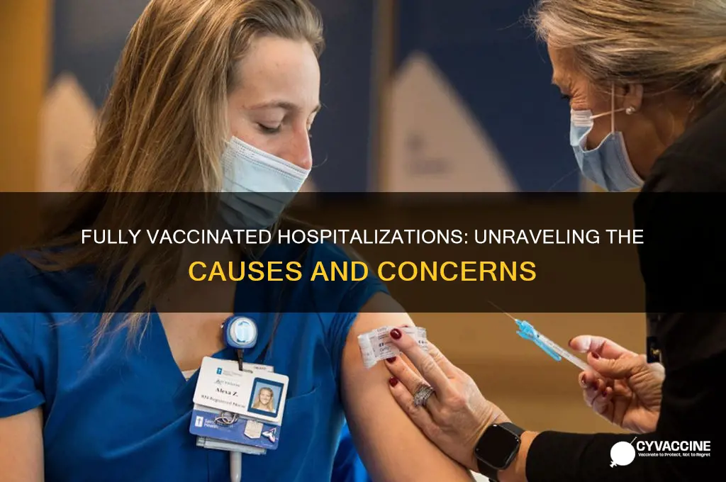 why are fully vaccinated ending up in hospital