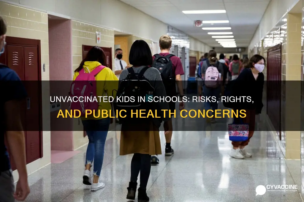 why are kids allowed in school without vaccines