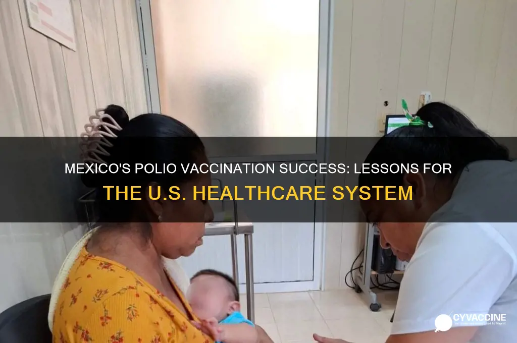 why are more mexican vaccinated for polio than us