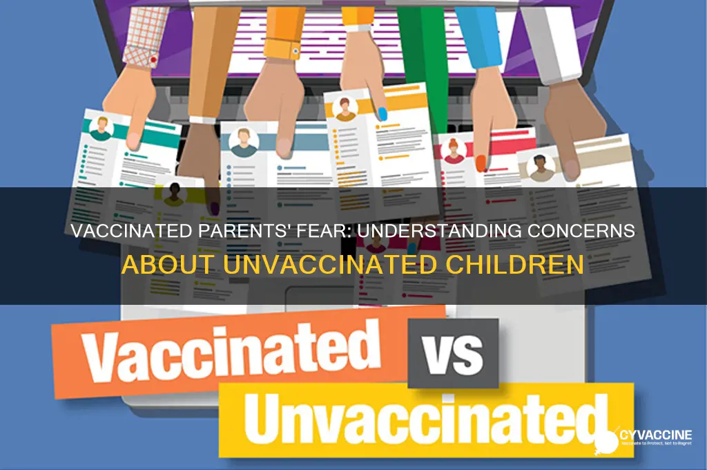 why are parents that vaccinate scared of unvaccinated children