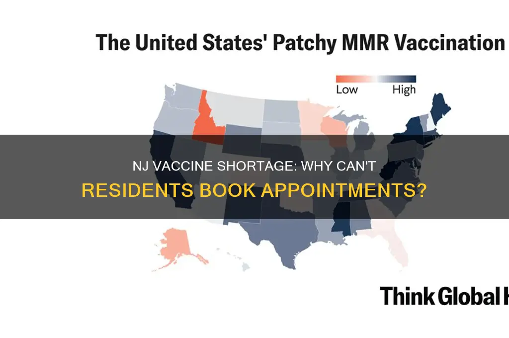 why are there no vaccine appointments in nj