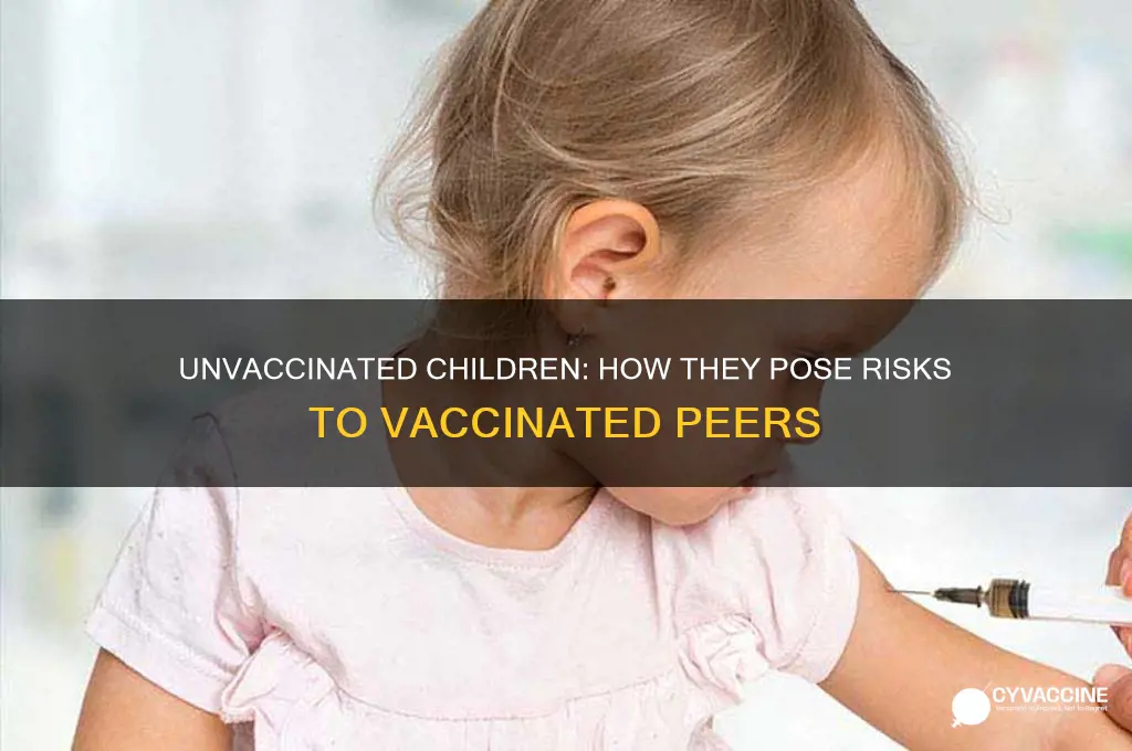 why are unvaccinated kids a threat to vaccinated kids
