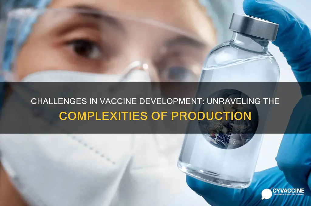 why are vaccines difficult to produce for illnesses